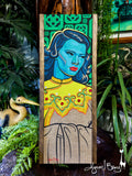 Turquoise Girl - Jade Tile Variant Gravel Art