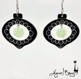 Shiny Brite Ornaments - Gothy Earring and Brooch Set