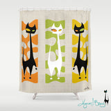 Roxy Cat Shower Curtain